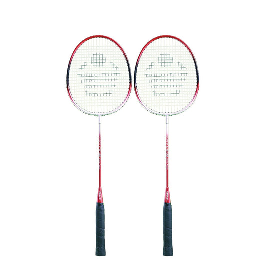 Aluminium Badminton Racquet for Beginners & Intermediates | Durable Frame with Full Cover Bag (Pack of 2)
