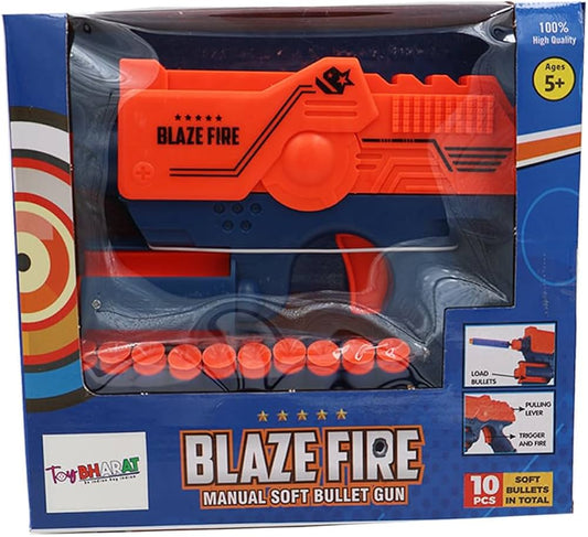 Blaze Fire Gun With Foam Bullets