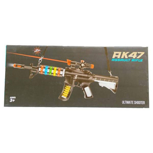 AK47 Assault Rifle Light Sound With Laser Light