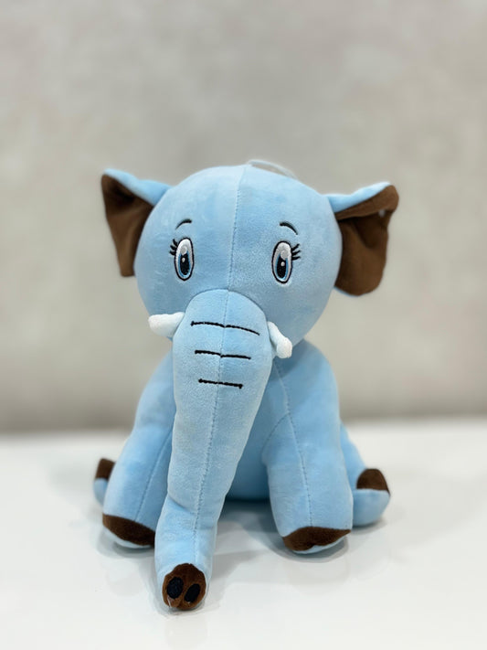 Soft Toy | Adorable Elephant In Blue Color | 30cm