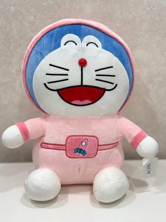 Soft Toy | Adorable Doraemon In Pink Astronaut Jacket| 50cm